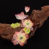 Hairpins Hair Clips with Lotus Decor Non-slip Versatile Beauty Bridal Headwear for Bridesmaid Wedding Banquet Party