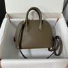 Nouveau sac à bandoulière en cuir de vachette première couche motif mouton français mini coque en cuir sac à main sac bowling