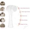 Double Sided Silicon Cleansing Brush Clean Exfoliating Massage Soft Face Pore Cleanse Blackhead Dry Wet Multi-purpose