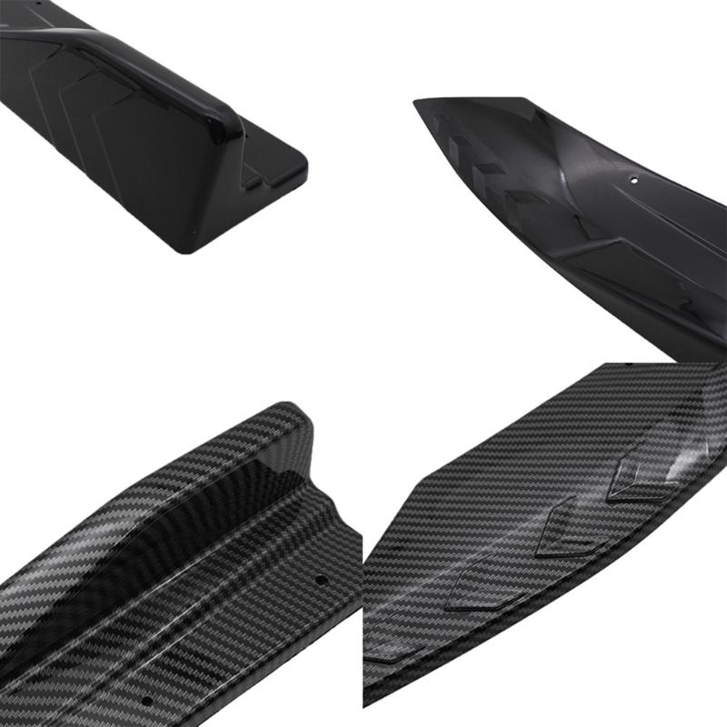 Protector de esquinas de parachoques trasero mejorado, faldones laterales, par de alerones de protección lateral para modificación de automóviles y protección contra colisiones