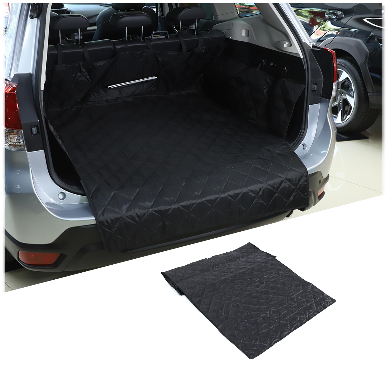 

Специальный коврик для багажника Subaru Forester, для перевозки домашних животных, собак, багажа, защита бампера автомобиля, легко моющийся дизайн, 2019-2024, Коврик, Сиденье, Сиденье, Чехол, Коврик, Аксессуары, Противоскользящий, чёрный