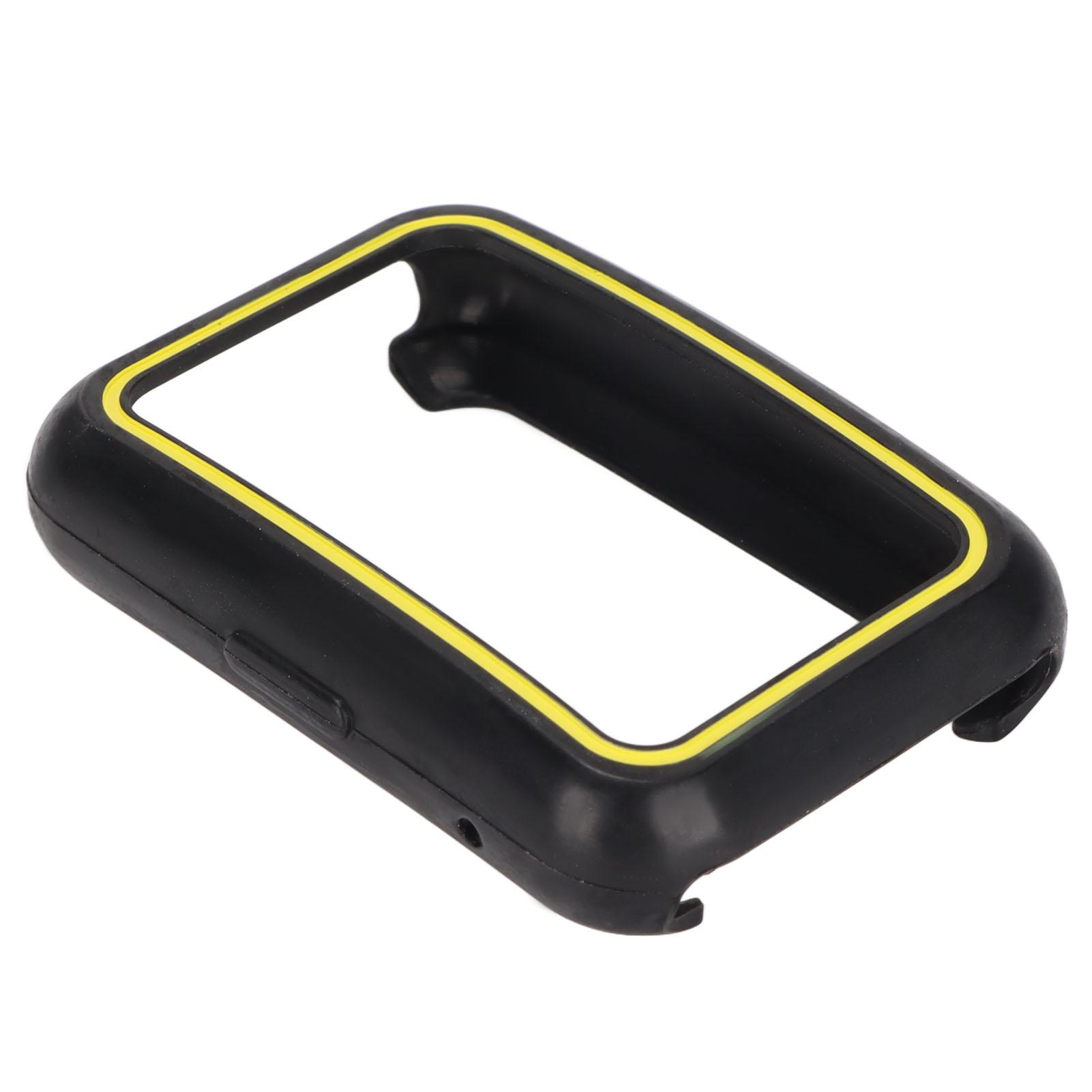 

TPU Full Screen Protector Shell Bumper Case Soft Protective Cover for Huawei Watch FITBlack Yellow