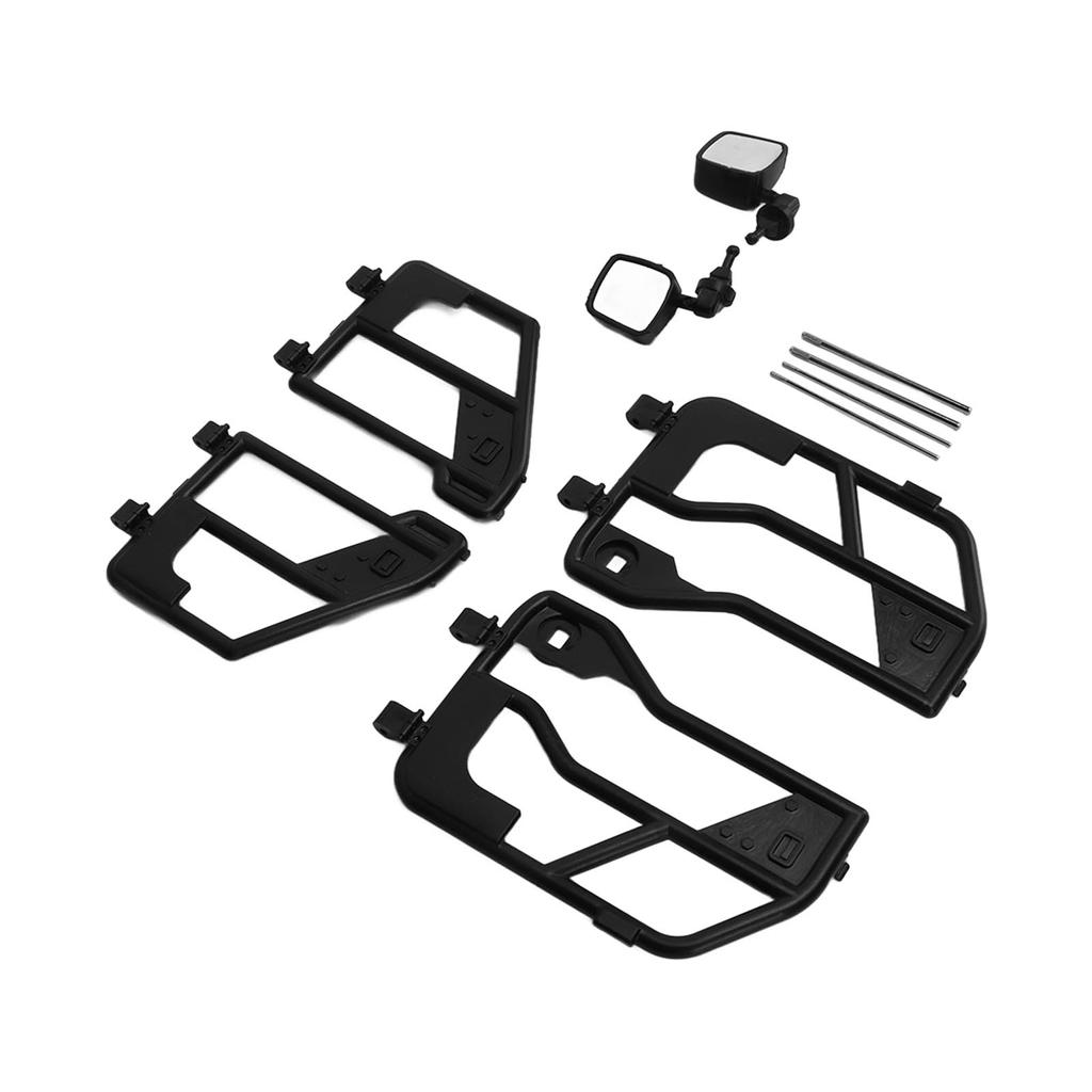 313mm Wheelbase Tube Doors Rear View Mirror Unassembled Kit for RC Car Body Shell