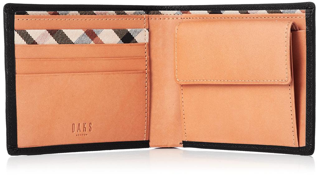 Daks Luster Bifold Wallet, Men's, Black