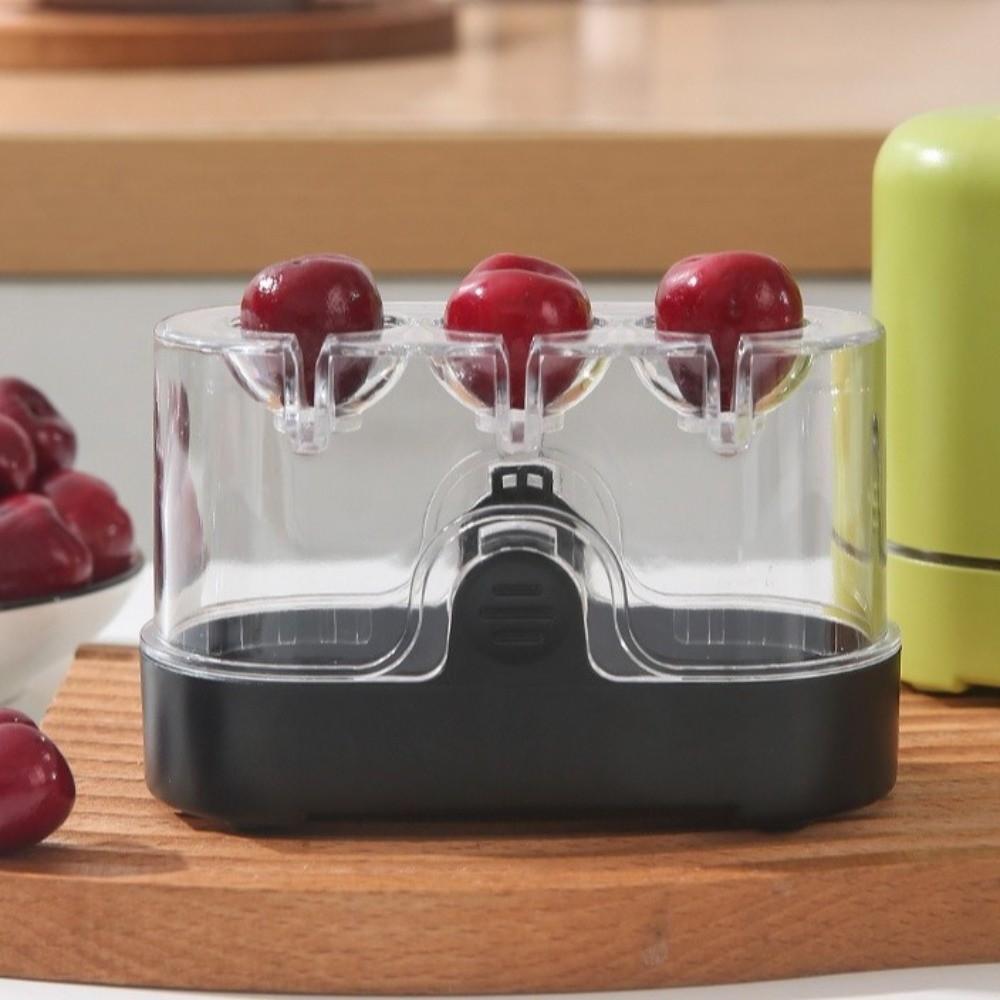 Plastic Cherry Pit Remover Efficient Cherry Slicer Portable Fruit Corer  Salad Making