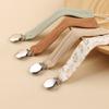 6Pcs Baby Pacifier Strap Baby Soother Chain Newborns Dummy Chain Clip Baby Product Cotton Teether Pacifier Strap Holder