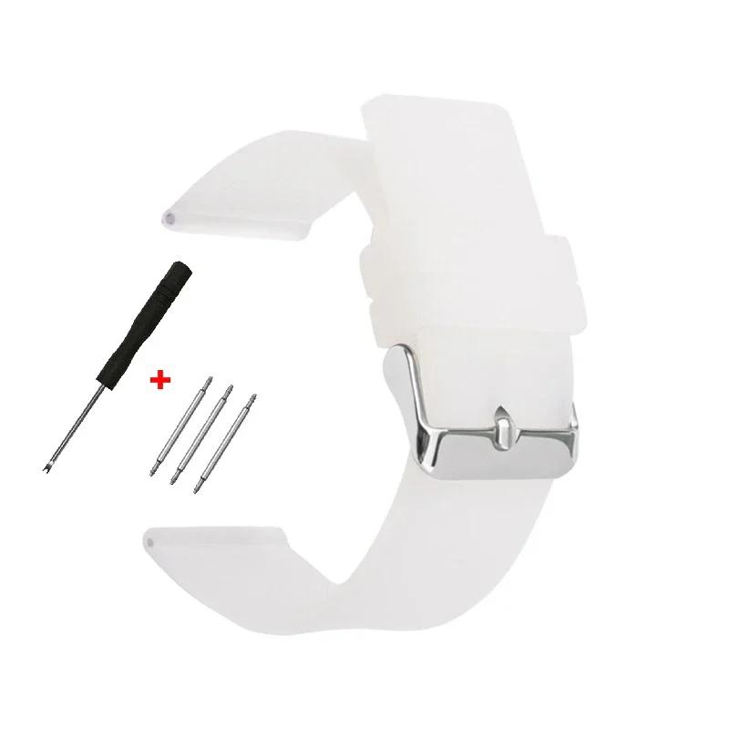 Silicone Watch Straps 20mm 14/16/18mm 22mm 24mm for Smart Watches Bracelet Soft Rubber Watchband for Men Women Watch Accessories