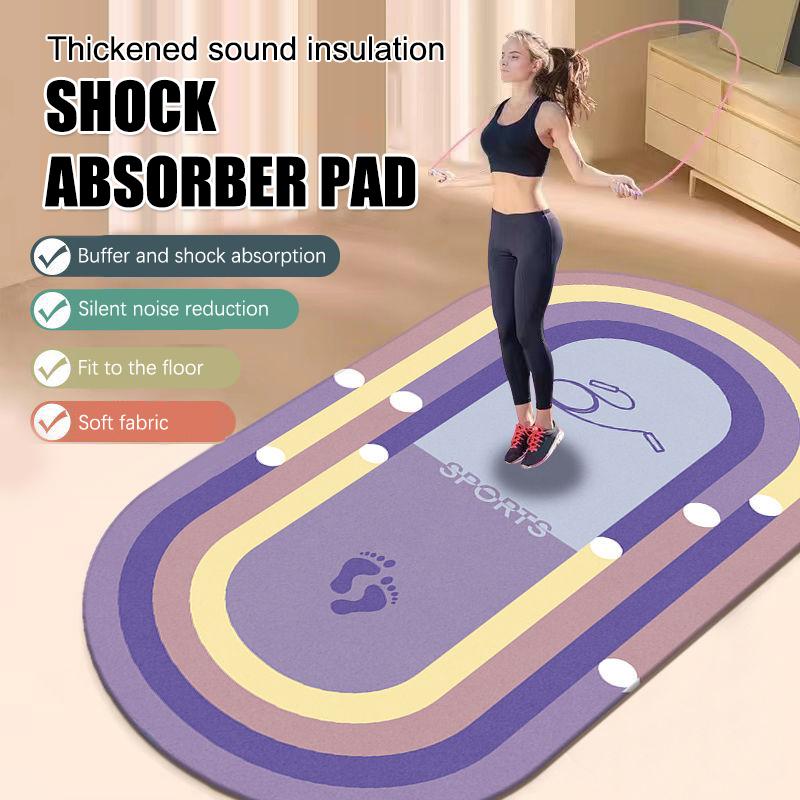 

Skipping Rope Yoga Mat, Rainbow, Sports, Home, Shock-Absorbing, Floor Mats, Fitness, Non-Slip Carpet, Thickened, Silent