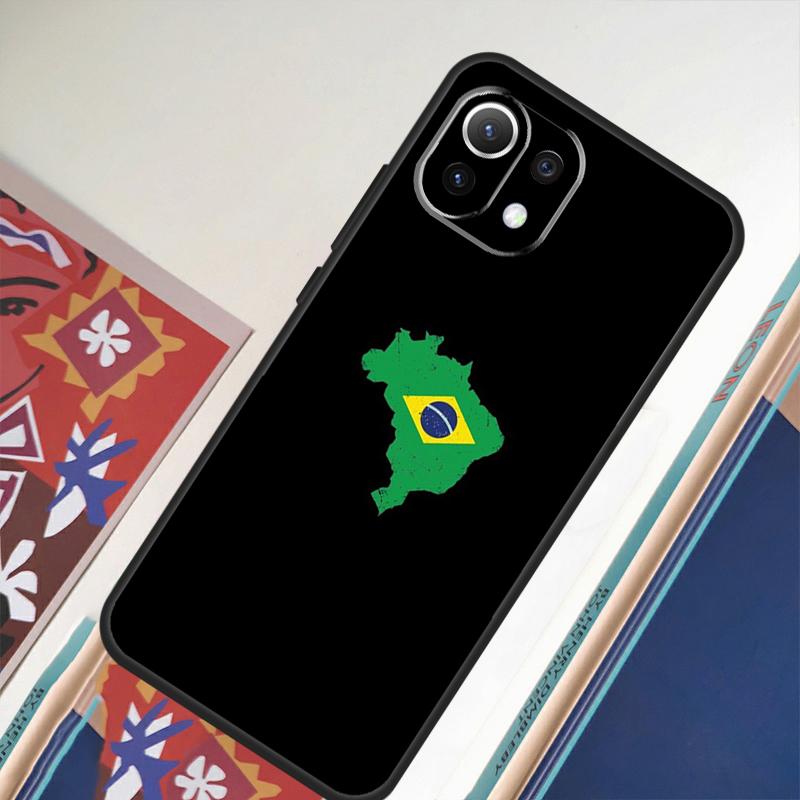 

Brazil Brazilian Flag For Xiaomi 15 Ultra 14 13T 14T 15T 17 Pro Max Case For POCO X7 Pro X5 X6 F5 F6 F7 F8 Ultra Xiaomi 17Pro Max