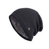 Unisex Solid Gorros Skullies Winter Warm Hat Men's Knitted Hat Thick Fleece Hat Casual Beanies