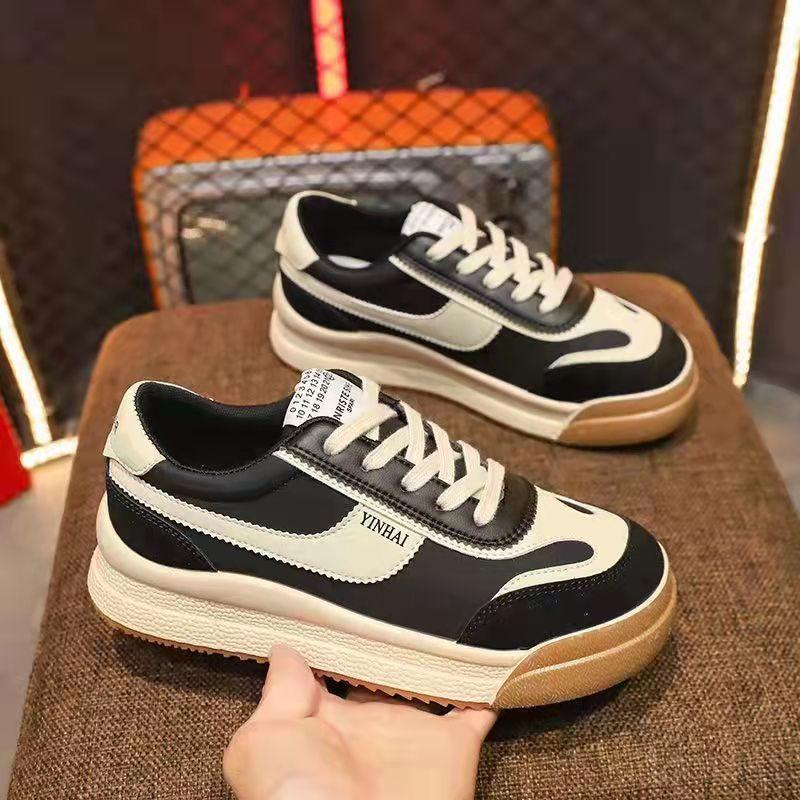 Spring and autumn Korean Forrest Gump shoes, women's waffle German training shoes, thick-soled dad shoes, women's casual sneakers