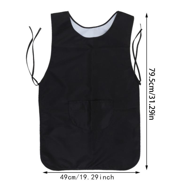 Durability Cotton Kitchen Apron Long Vest Protects Clothing Easy To Clean Ideal For Cooking and Baking Enthusiasts