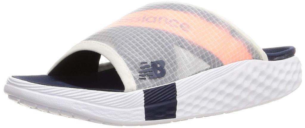 New Balance 360 SLIDE Sports Size 23 B Women's Sandals, Navy/Orange (NV), cm,