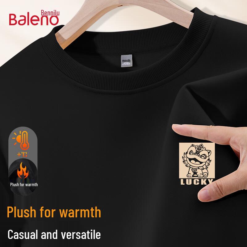 

Baleno Men s Chinese Style Graphic Fleece Sweatshirt 4XL