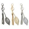 Sophisticated Sturdy Alloy Leaf Pendant Keychain Accessory Portable for Enhancing Your Personalize Styles Casual Wear