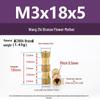 M1-M10 Knurled Brass Heat Insert Nut for Injection Molding