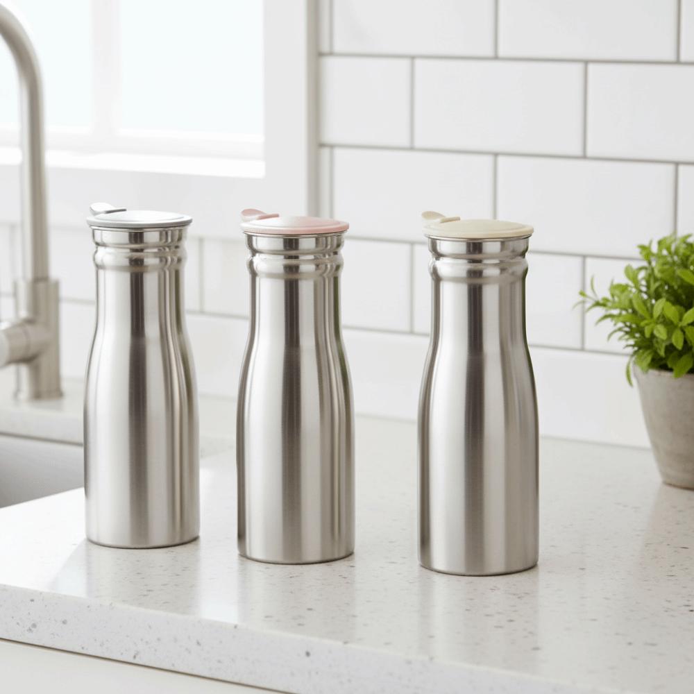 Large Capacity Stainless Steel Cold Kettle 1L Water Pitcher Teapot Cold Water Jug Parties