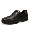 Fashion High Quality New Thick Soled Wear-resistant Men's Leather Casual Shoes Lace Up Oxford Shoes for Men's Outdoor Hiking Shoes