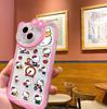 3D TK Cute Sanrio KT Cat Phone Case for Apple 16