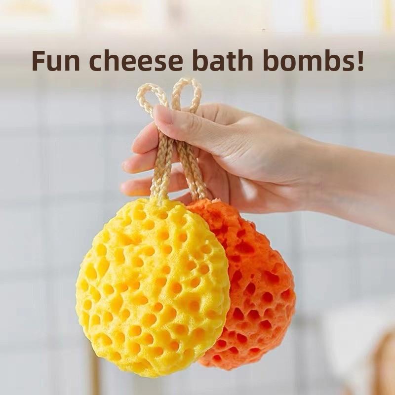 Honeycomb Bath Ball for Home Use Soft and Durable Cute Children Scrubbing and Bathing Tool