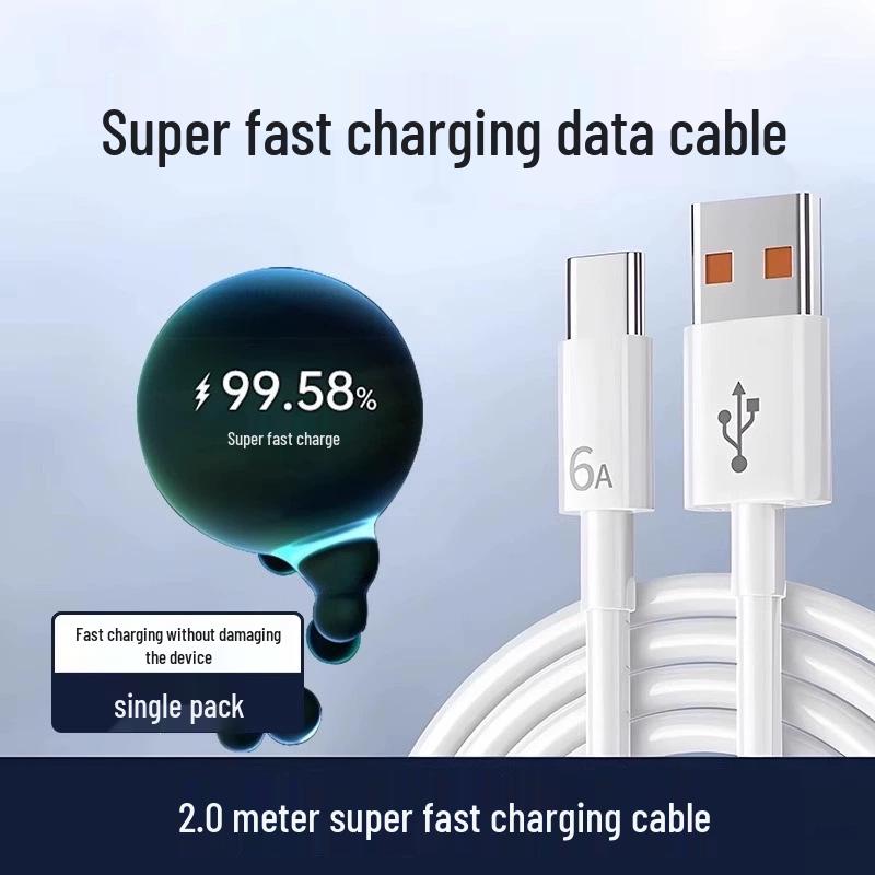 Huawei Compatible 120W Fast Charge Cable for 66W Mobile Chargers