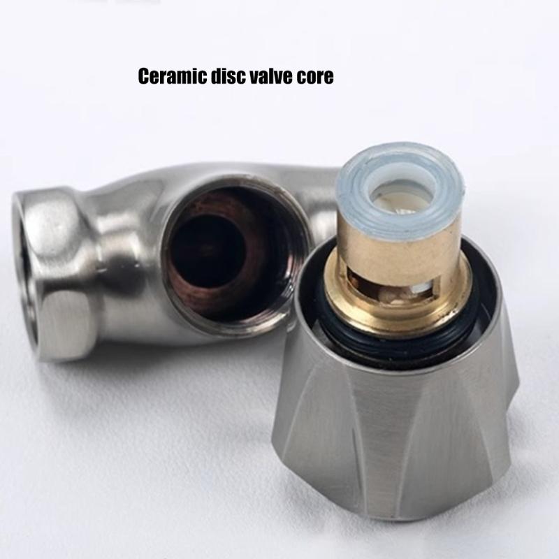 1/2Inch Stainless Steel Water Splitters Valves Accessory for Shower Faucet Sprayers Nozzle Bathroom Sink and Heaters