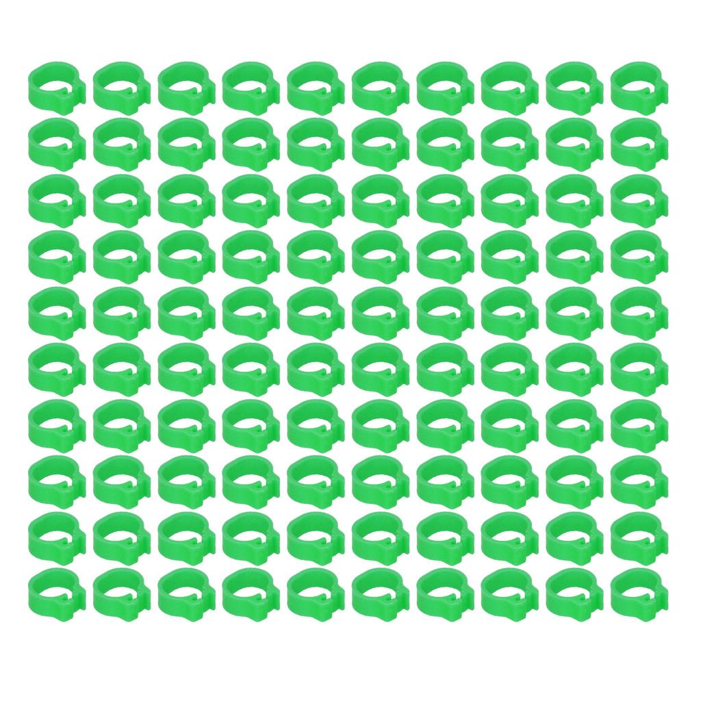 100PCS 8mm Pigeons Identification Leg Rings Poultry Leg Bands No Words Pigeons Supplies