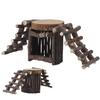 Wooden Hamster Ladder Platform Safe Non Toxic Sturdy Durable Convenient Hamster Houses