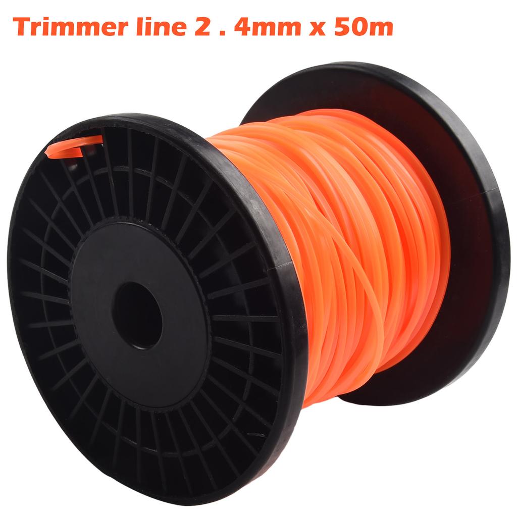 1pc 30/50m Trimmer Line Brushcutter Trimmer Cord Line Wire For BrushMower Bump Spool For Lightweight Manual Feed ElectricTrimmer