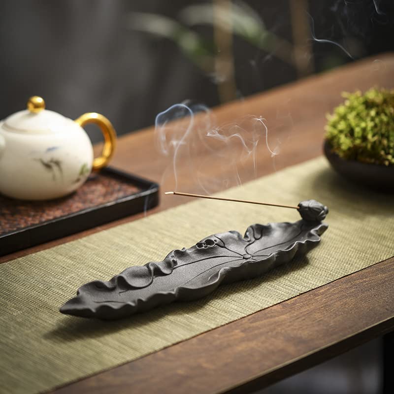 Incense Holder, Incense Stick Holder, Incense Dish, Object, Interior Decoration, Healing, Relaxation (lotus Leaf)