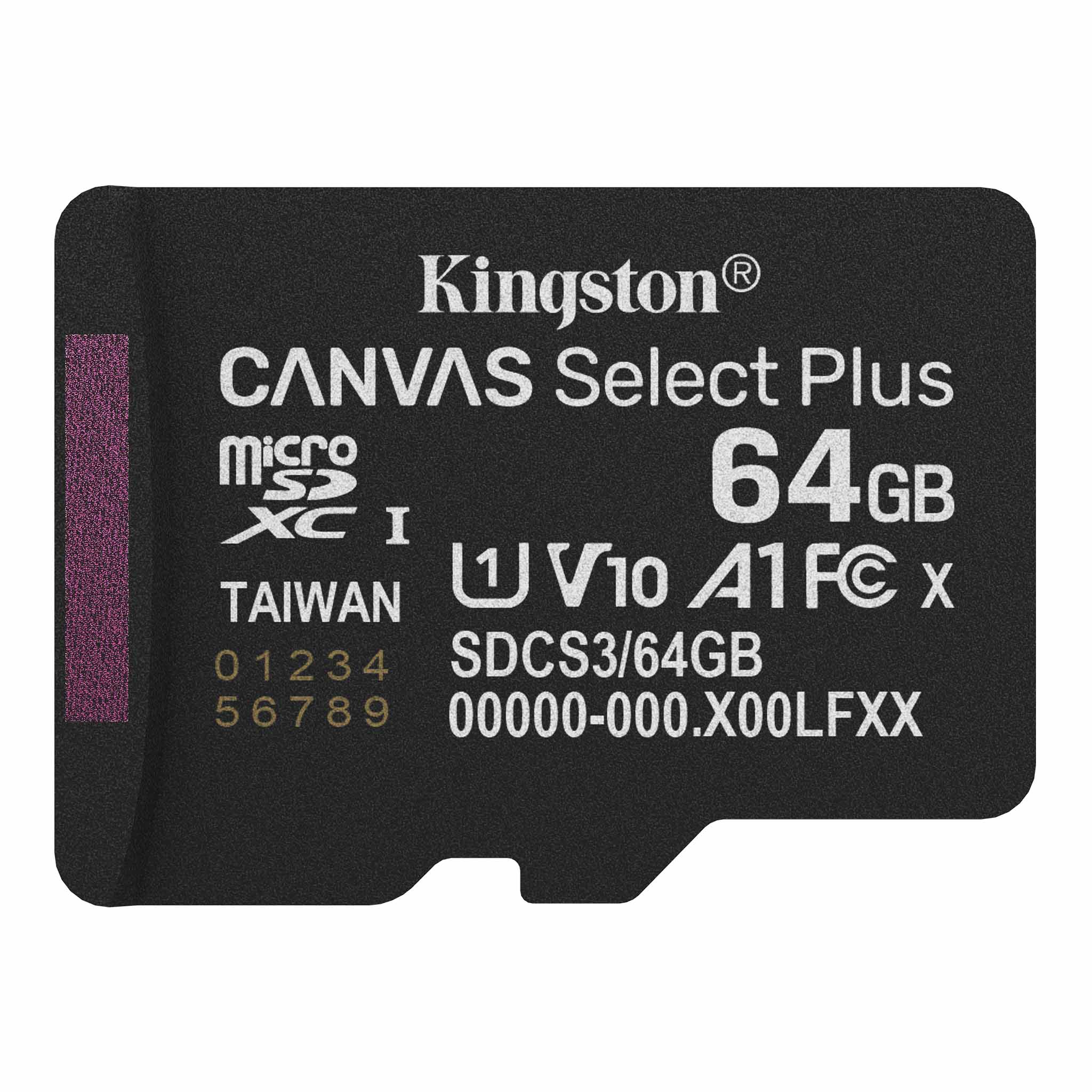 

Kingston 64G 100 МБ/с 128 ГБ/256 ГБ/512 ГБ карта micro SD Canvas Select Plus microSDXC до 100 МБ/с A1 класс 10 UHS-I U1 U3 SDCS2/64 ГБ/128 ГБ/256 ГБ/512 ГБ 64GB【U1,V10】