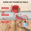 USB Rechargeable Cat Interactive Ball Toys Self Rotating Ball Motion Activated Anti-Depression Pet Toy for Indoor Cat Kitten