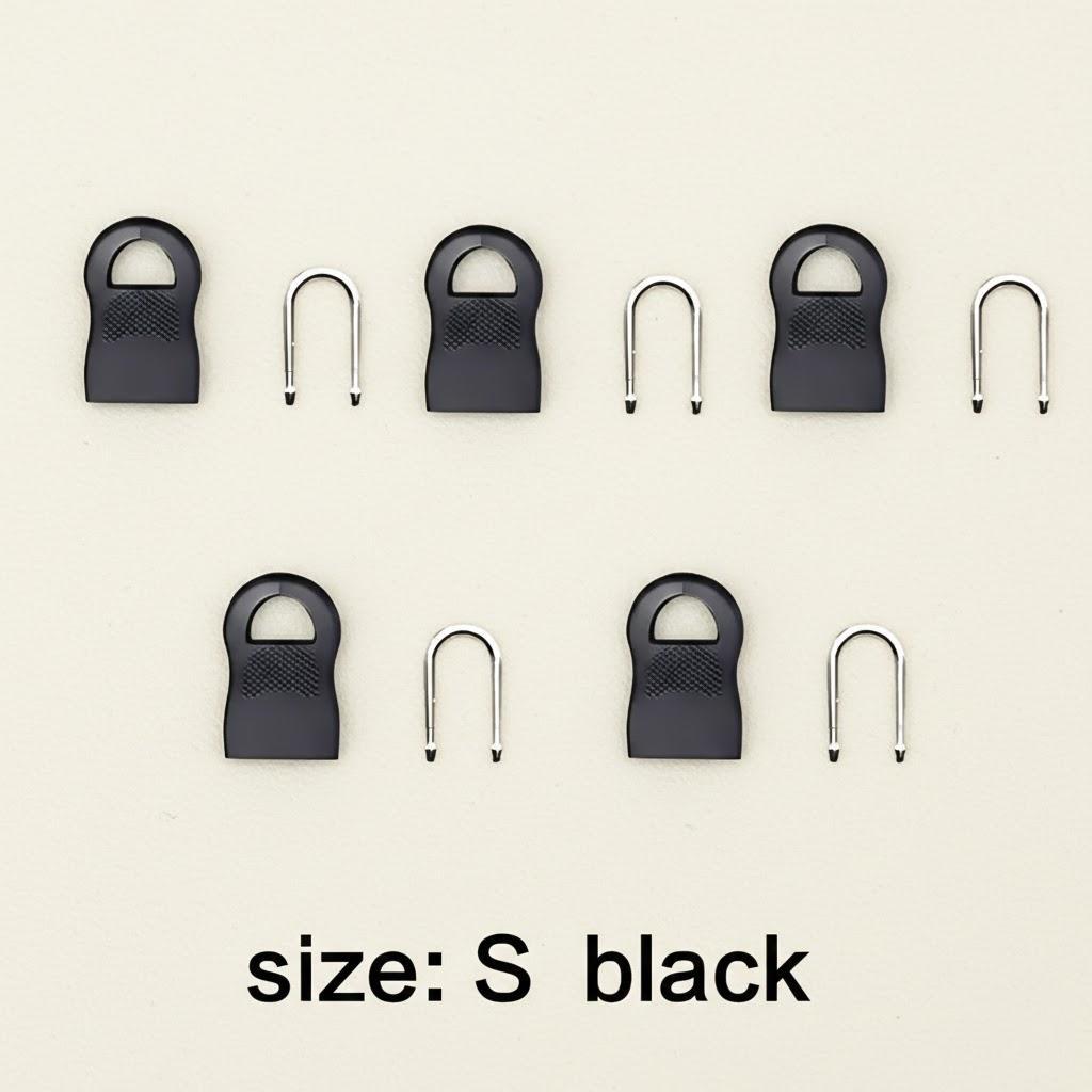 

5 Pcs Heavy Duty Zipper Pull Repair Kit for Jackets Bags DIY Sewing Replacement Parts Durable Craft Tools
