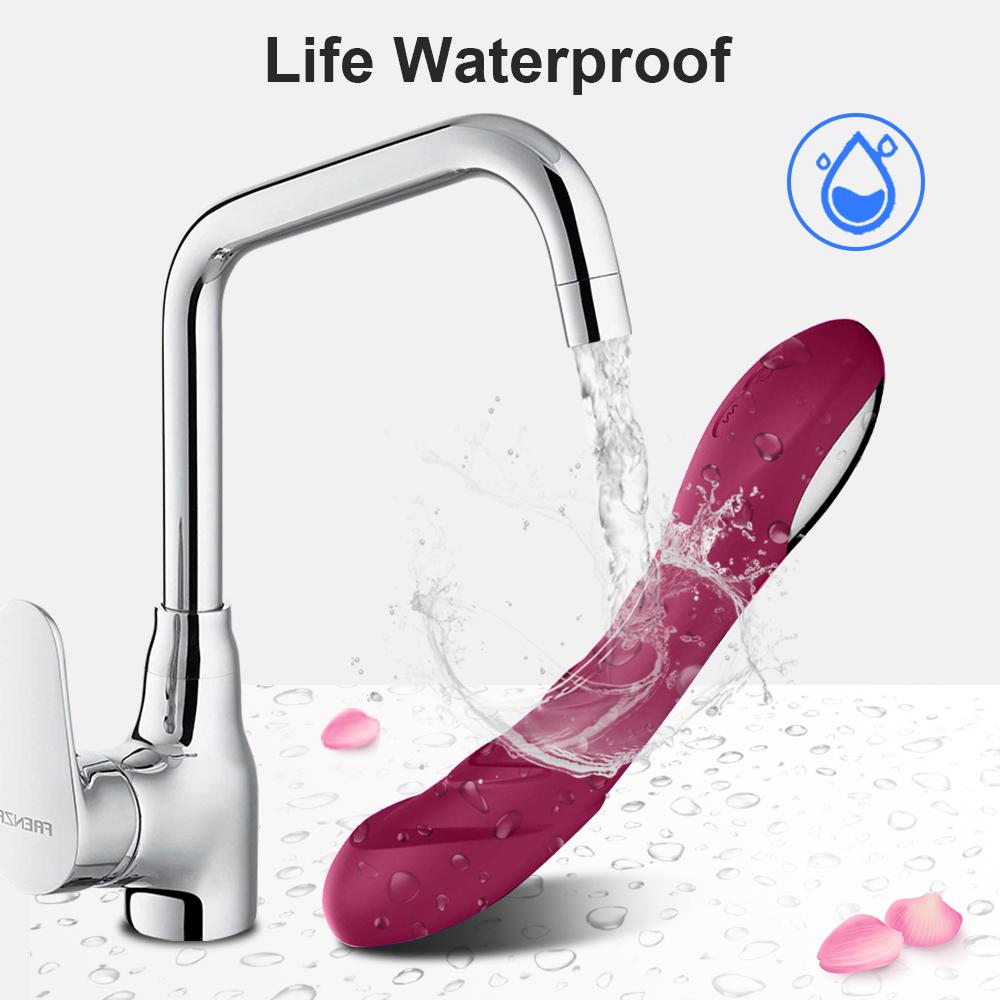 POMFW Dildo Vibrator 12 rychlostí Žena masturbátor G bod Sexuální hračky pro dospělé Anální zástrčka Silikonová USB nabíjení