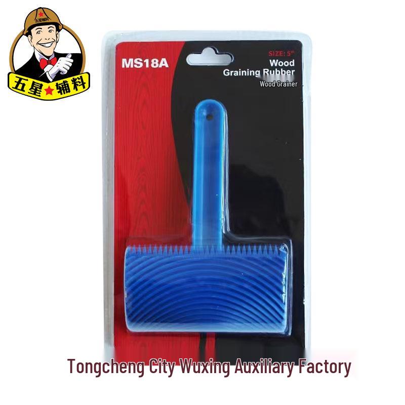 Wood Grain Paint Brush & Rubber Roller for Furniture