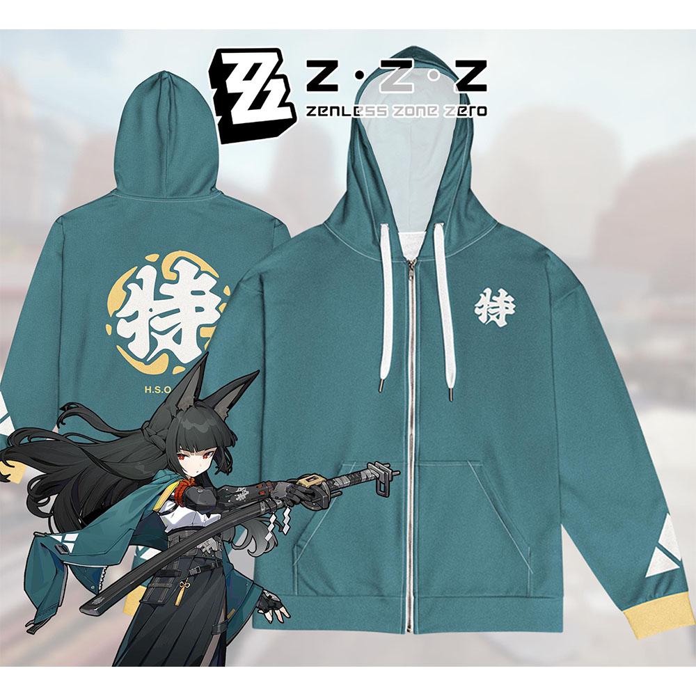 

Zenless Zone Zero Міябі Косплей Худі Флісовий З Довгим Рукавом Повсякденні Толстовки З Капюшоном Графічний 3D Друк Худі Унісекс Пуловер XL