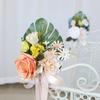 Artificial Flower Wedding Chair Decorations, Aisle and Pew Garlands for Rustic Wedding Ceremonies, Parties, and Home Decor