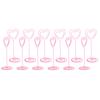 12Pcs Pink Metal Message Holder with Base Metal Business Card Holder  Party Decorations