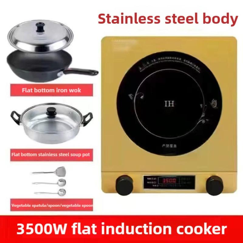 3500W/5000W Stir Fry Electric Stove Household Kitchen Cooking Appliances Commercial Hot Pot High Power Flat Induction Cooker
