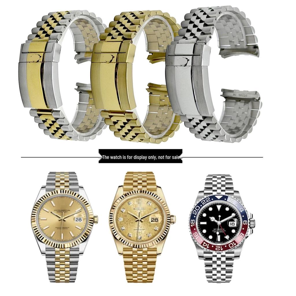 Available: Five-Bead Stainless Steel Strap for Submariner GMT, Compatible with Oyster Submariner 20/21mm
