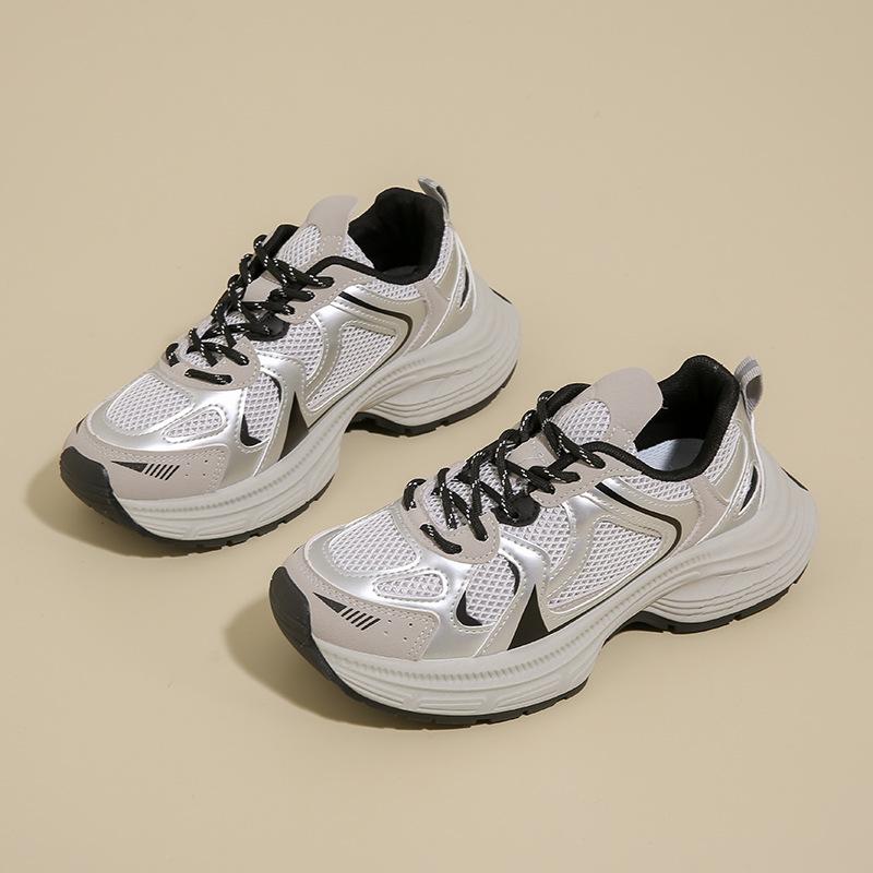 

МОДНЕ ВЗУТТЯ Чоловічі дихаючі спортивні кросівки Спортивне взуття для бігу Відкритий жіночий теніс Тренажер для тренажерного залу 40 срібний
