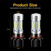 2 Stück P13W Canbus SH23W LED-Birnen Tagfahrlicht DRL Lampe Weiß Auto Zubehör Für Skoda Peugeot Mitsubishi Mazda Ford