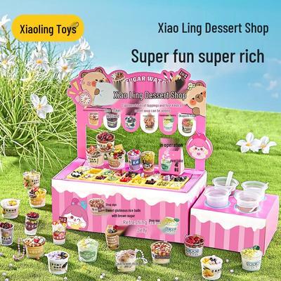 Xiaoling Toys Miniature Sweet Shop DIY Food Toy for Girls Aged 6+ Birthday Gift