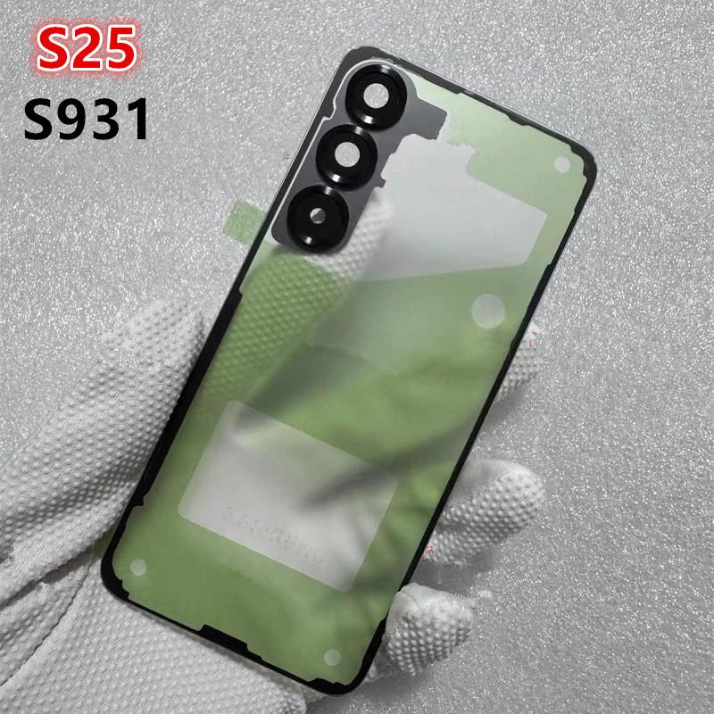 S938 S936 Housing For Samsung Galaxy S25 Ultra Plus Glass Matte Transparent Battery Back Cover Repair Rear + Camera Lens