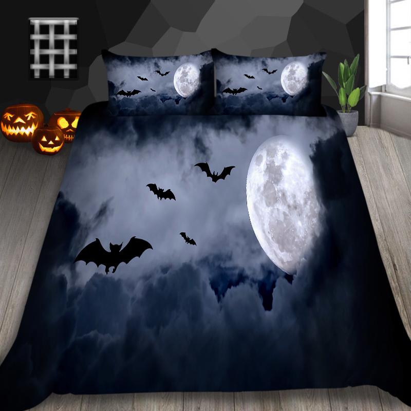 Beding Set Halloween Home Textiles Unique Design Quilt Cover Teen Children King Size Bedding Soft Duvet Cover