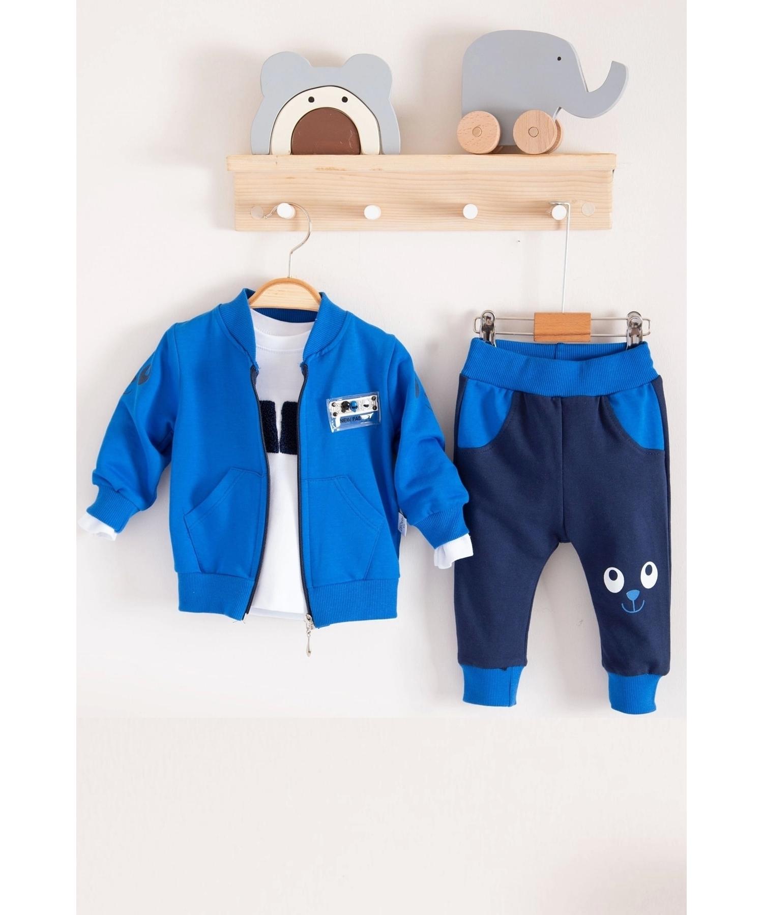 

Комплект из 3 комплектов кардиганов для мальчика из 100% хлопка