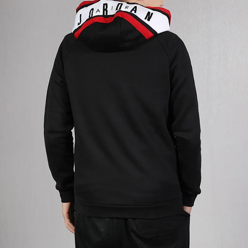 Jordan Jackets Men's Black Hooded Moderate Other (Unisex) Jackets BQ5650 010