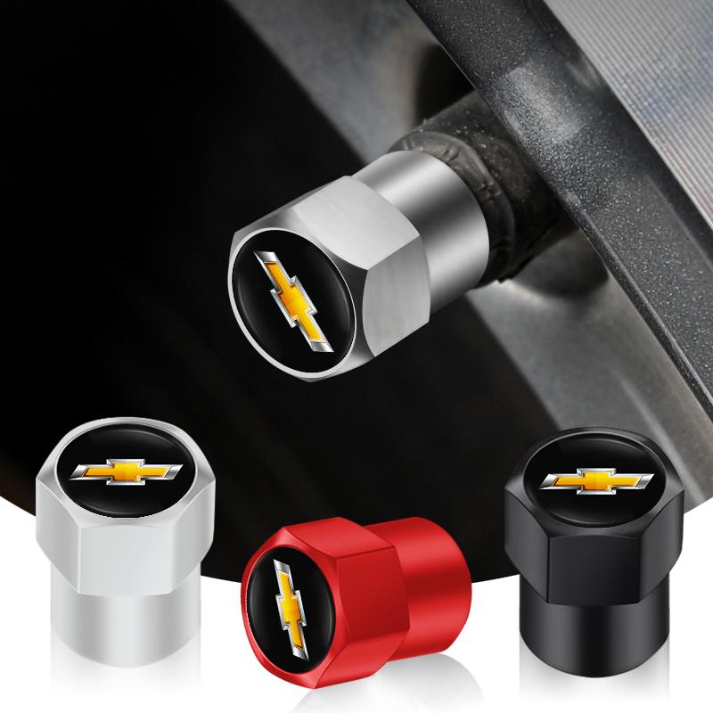 4pcs Car Wheel Tire Valve Stem Caps Airtight Cover For Chevrolet Spark Captiva Cruze Tracker Orlando Epica SS Auto Accessories