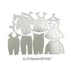 Clothes Cutting Dies Embossing Die Cuts Metal Template for DIY Scrapbooking Gift Card Making Crafts Embossing Decoration