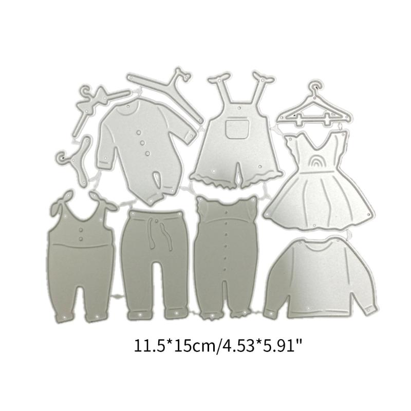Clothes Cutting Dies Embossing Die Cuts Metal Template for DIY Scrapbooking Gift Card Making Crafts Embossing Decoration